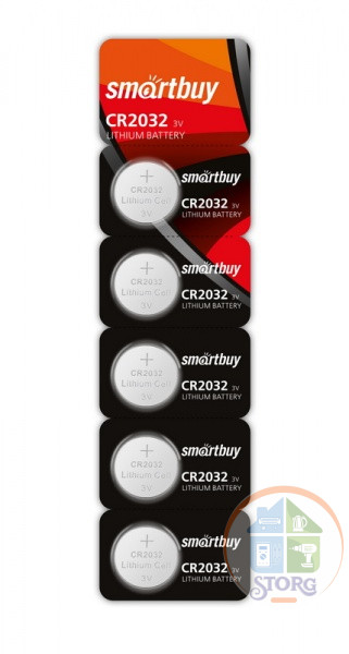 Элемент питания Smartbuy CR2032/5B