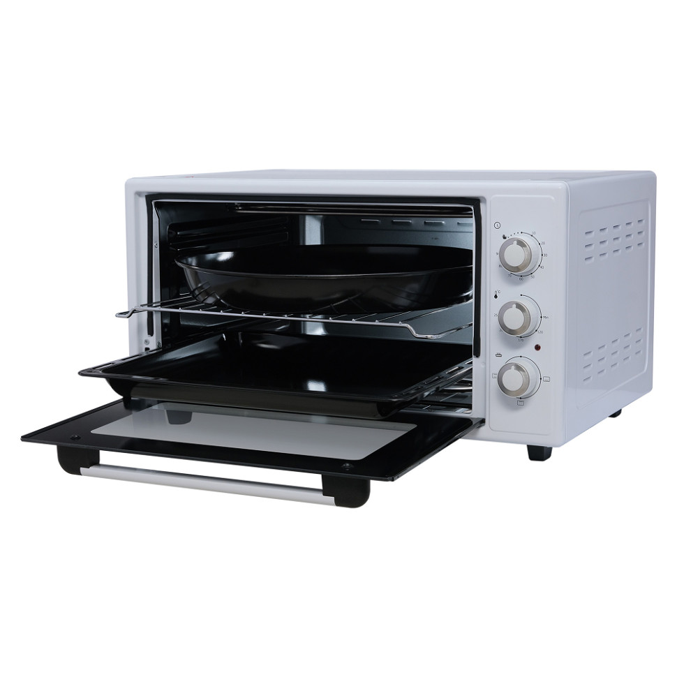Духовой шкаф OASIS everywhere M-50W1 Белый, 50л, 1600Вт, 50–250 °C, 3 реж., таймер 90мин