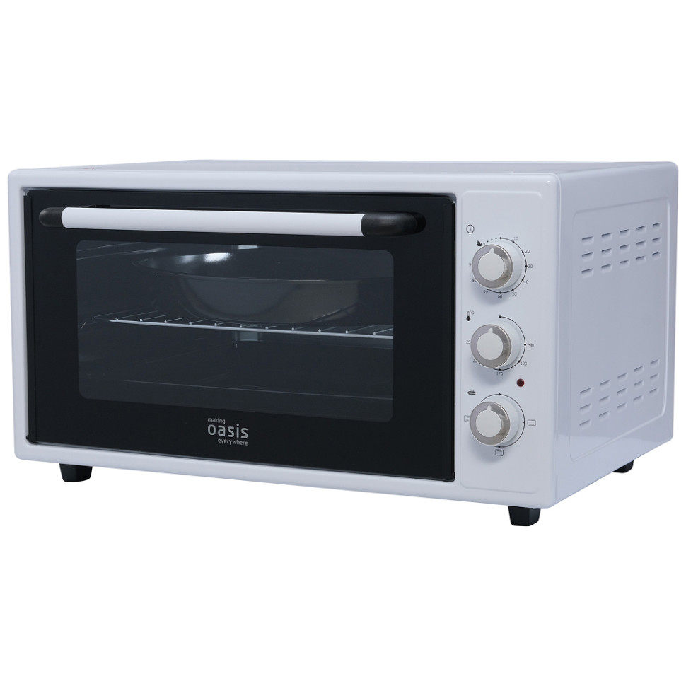 Духовой шкаф OASIS everywhere M-50W1 Белый, 50л, 1600Вт, 50–250 °C, 3 реж., таймер 90мин