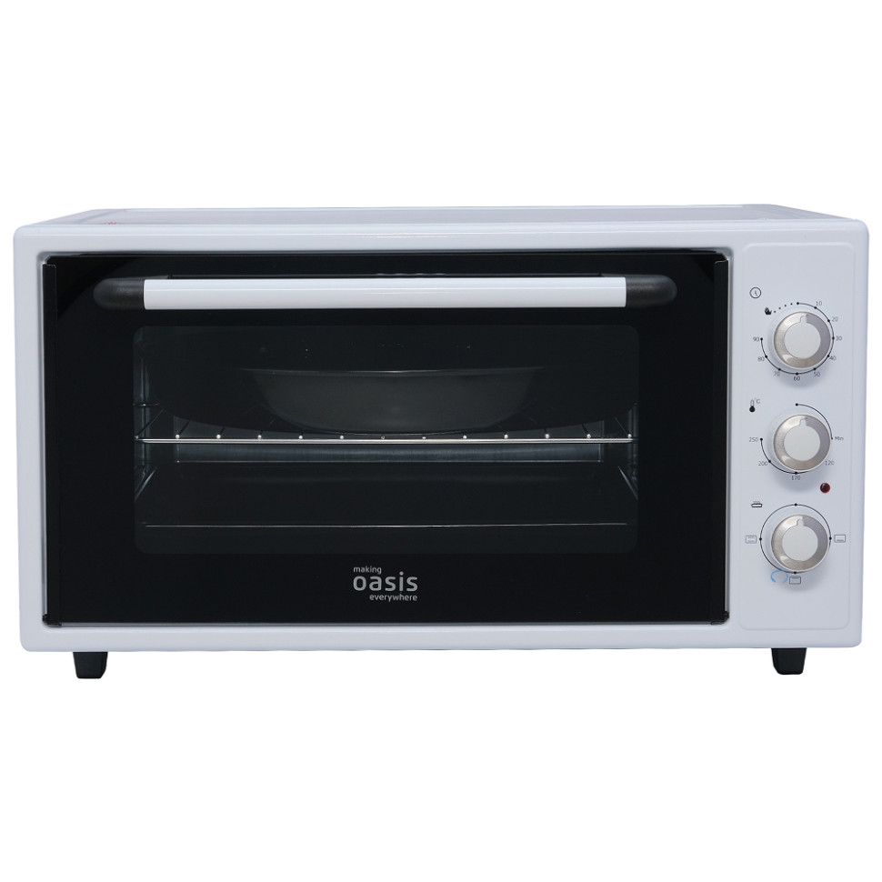Духовой шкаф OASIS everywhere M-50W1 Белый, 50л, 1600Вт, 50–250 °C, 3 реж., таймер 90мин