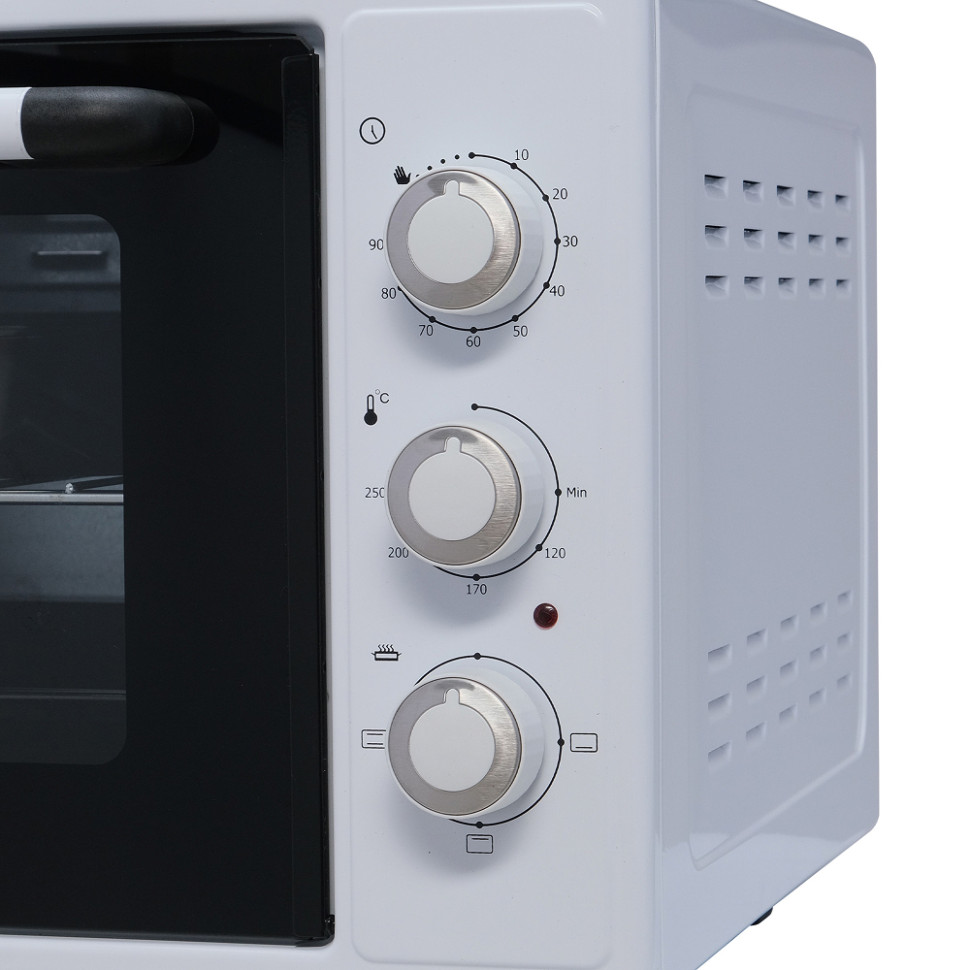 Духовой шкаф OASIS everywhere M-50W1 Белый, 50л, 1600Вт, 50–250 °C, 3 реж., таймер 90мин