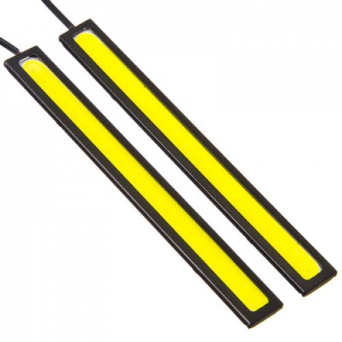 Дневные ходовые огни LED 20шт, метал. корп., 142мм, 12V, белый, 2шт., NEW GALAXY