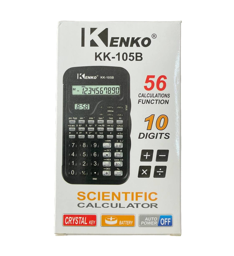 Калькулятор инженерный 10-разрядный KK-105B