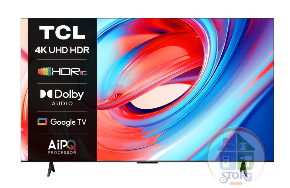 55" Телевизор TCL 55V6B черный 3840x2160, 4K Ultra HD, 60 Гц, Wi-Fi, Smart TV, Google TV