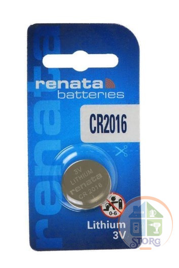 Элемент питания RENATA CR2016/1BL