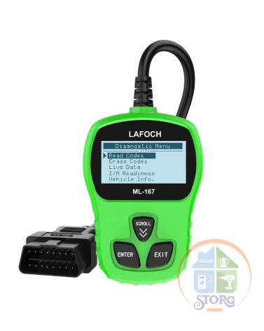Диагностический сканер ML-167 (OBDII/EOBD+CAN)