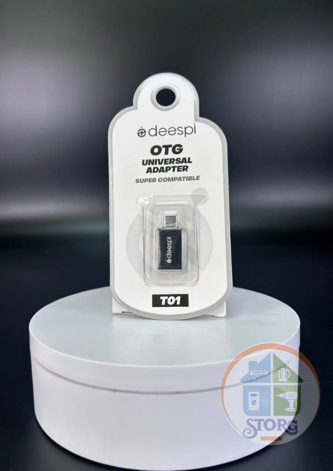 OTG переходник MRM T01  Type-C на USB Metal в блистере ( Black )
