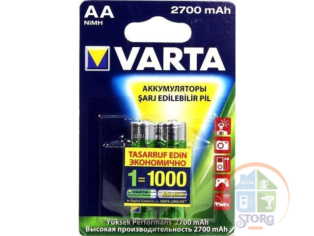 Аккумулятор VARTA PROFESSIONAL ACCU 5706 AA 2700mAh BL2