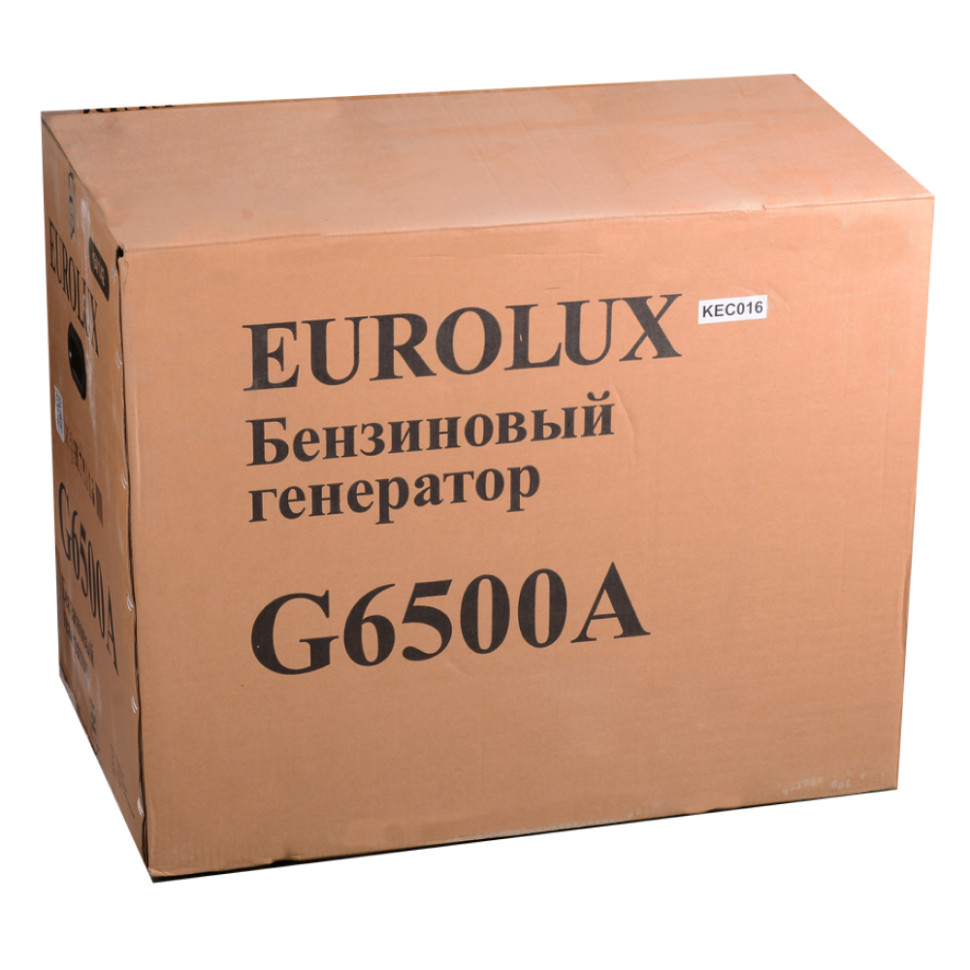 Генератор бензиновый EUROLUX G6500A (5/5.5кВт, 220В, 4х-такт., однофазный, бак 22л) Генератор бензиновый EUROLUX G6500A (5/5.5кВт, 220В, 4х-такт., однофазный, бак 22л)