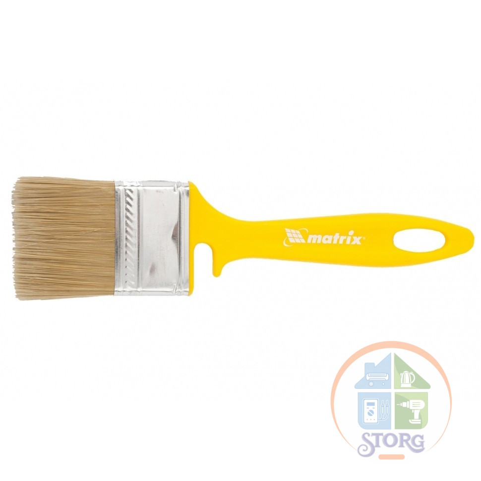 Кисть флейцевая для лаков, 50х12 мм, искусственная щетина, пластиковая рукоятка// Matrix Кисть флейцевая для лаков, 50х12 мм, искусственная щетина, пластиковая рукоятка// Matrix