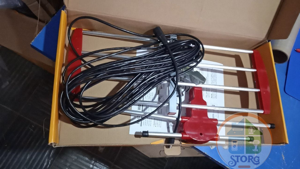 Антенна уличная всеволновая AIRSTAR AN074HD ( DVB-T2 с кабелем )