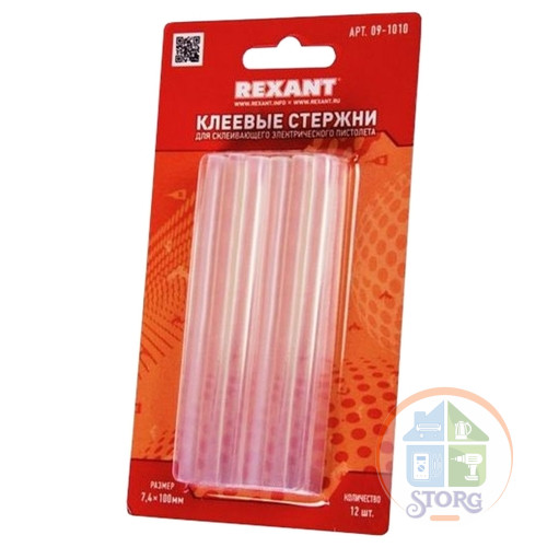 Клей малый 7/100мм  Прозрачный  (12шт/уп)  Блистер  REXANT