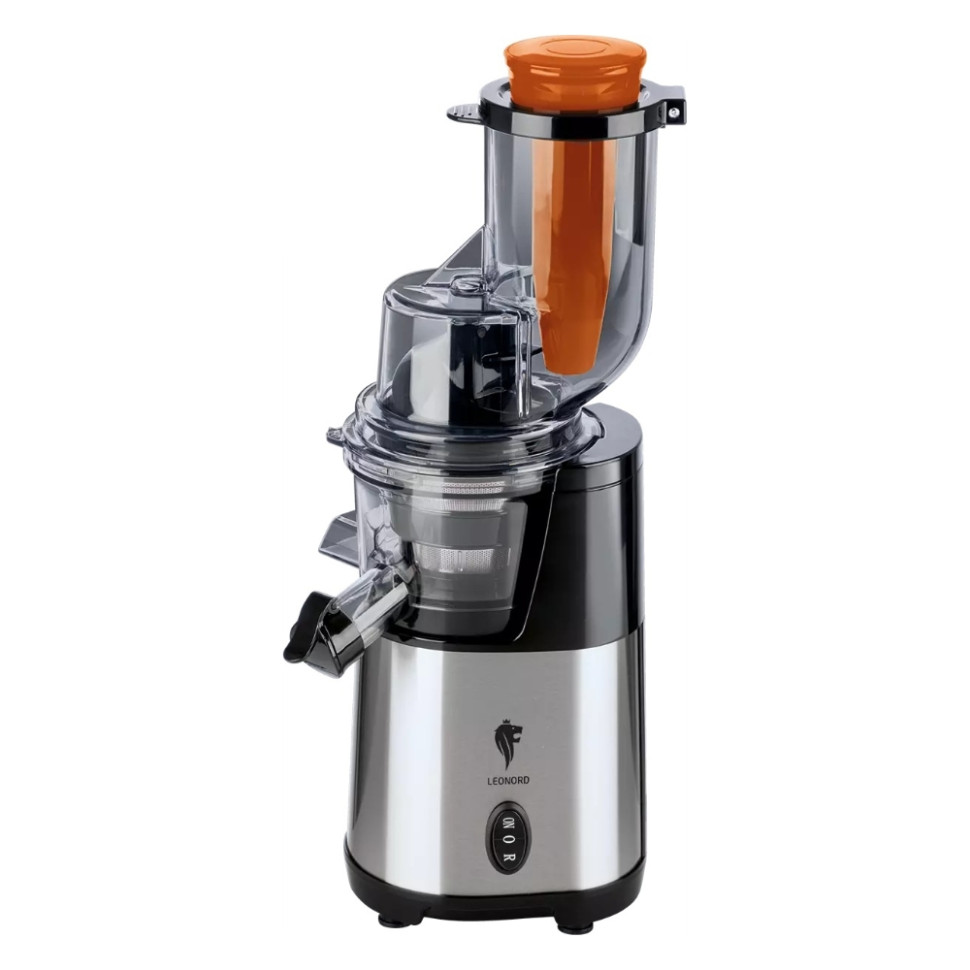 Соковыжималка LEONORD LE-1709 Серебро; 200Вт; Тип: Шнековая; 24 мес.гар.