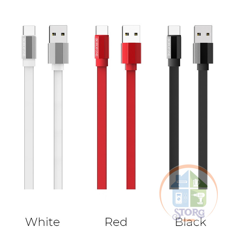 USB кабель BOROFONE BU8 Glory charging data cable for Type-C (black)