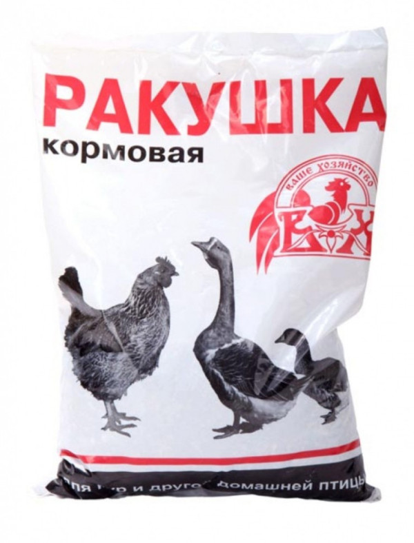 Ракушка кормовая для птиц 5,0кг уп/4шт