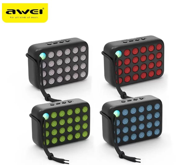 Портативная Акустика Awei  Y385 Bluetooth Speaker {Black+yellow}