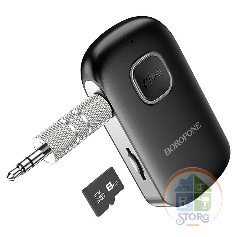 Автомобильный FM-модулятор Borofone BC42 AUX BT  black