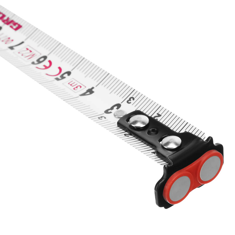 Рулетка Gross Magnetisch, 3м х 16мм,обрезин. корпус,автоматич. фиксация, нейлон. покр.,магн. зацеп