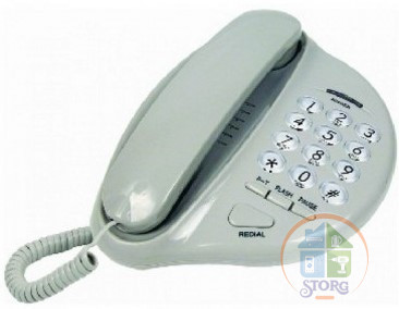 Телефон проводной ВЕКТОР 207/03 Grey