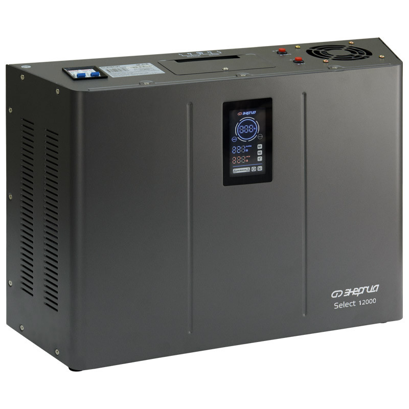 Стабилизатор напряжения тиристорный ЭНЕРГИЯ Select (12000ВА, IP20, 100-260В, 3 года гарантия)