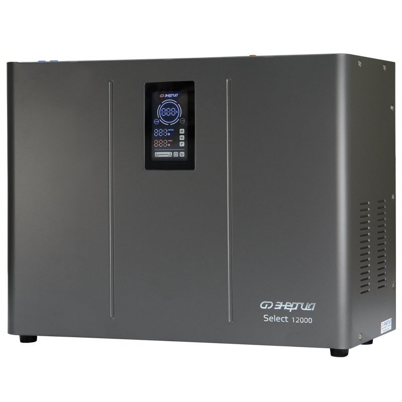 Стабилизатор напряжения тиристорный ЭНЕРГИЯ Select (12000ВА, IP20, 100-260В, 3 года гарантия)