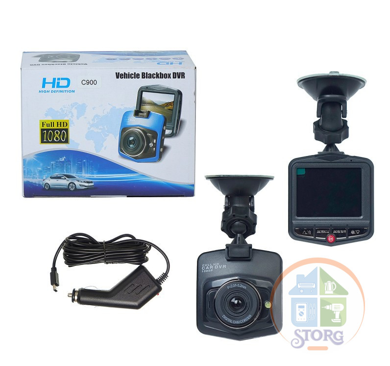 Авто-видеорегистратор S-TORG C900-5 Дисплей: 2.4" LCD 1920 x1080, 30fps Матрица: 12 МПикселей