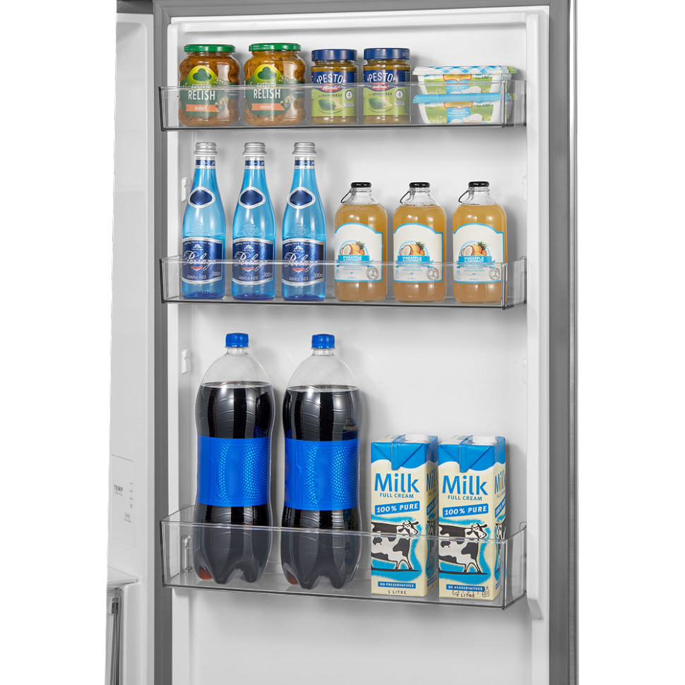 Холодильник Midea MDRB457FGF46ID Серебристый, 239л/105л, инверт.мотор, No Frost, 186х57х59,5