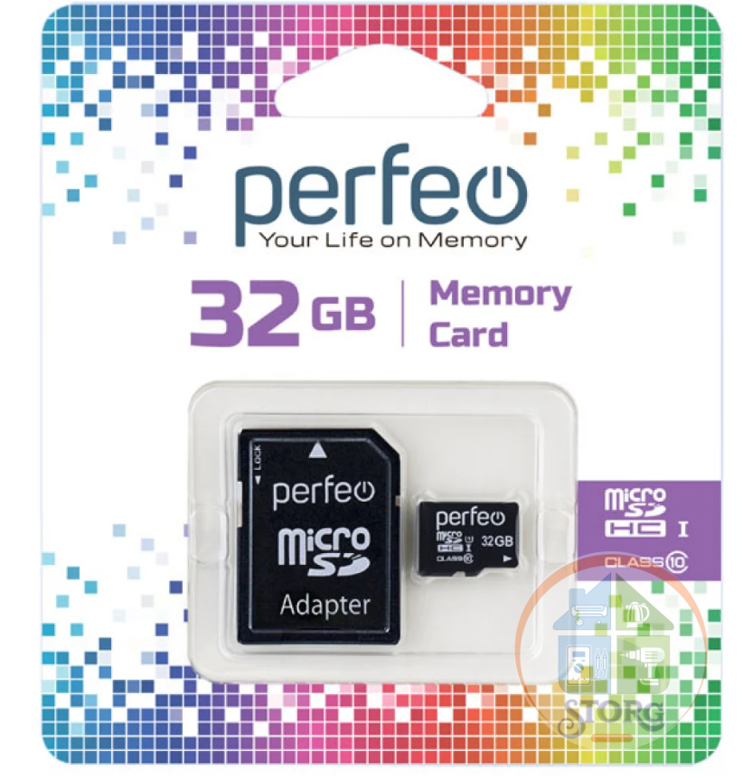 Флэш карта Perfeo microSD 32GB High-Capacity (Class 10)