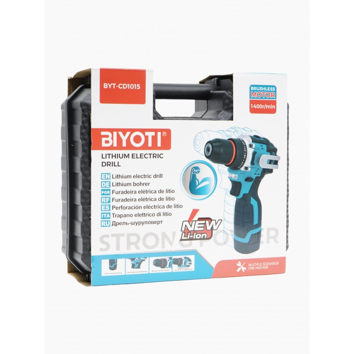 Шуруповерт бесщеточный BIYOTI, 16,8В, 45Н/м, BYT-CD1015