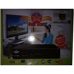 Цифровой ресивер DVB-T2  GULFSTAR ( Мощный процессор, дисплей,МЕТАЛ корпус,HD 1080p, Dolby Digital AC3, возмож подкл Wi-Fi, YouTube, IPTV)