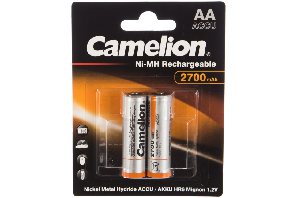 Аккумулятор Camelion AA2700mAh/2BL Ni-Mh