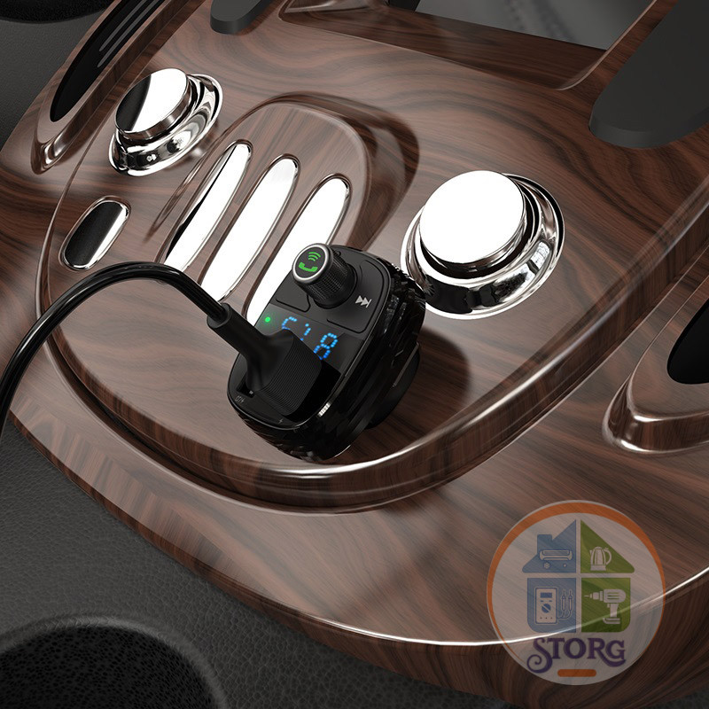 FM-трансмиттер BOROFONE BC16 MiniRock In-car Wireless FM Transmitter (black)