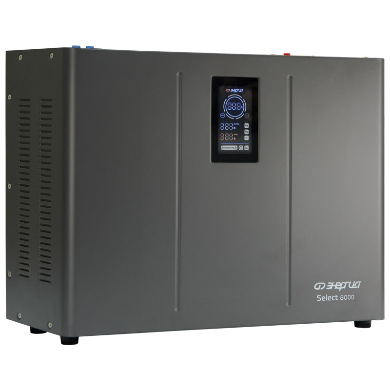 Стабилизатор напряжения тиристорный ЭНЕРГИЯ Select (8000 ВА, 100-260В, IP20, 3 года гарантия)