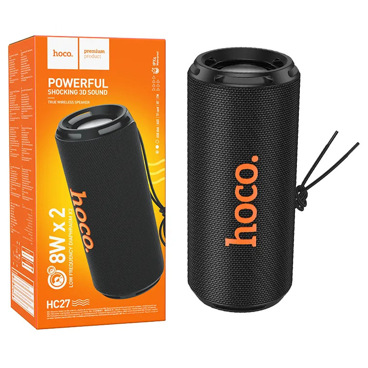 Портативная Bluetooth колонка HOCO HC27 Soundful sports (черный)