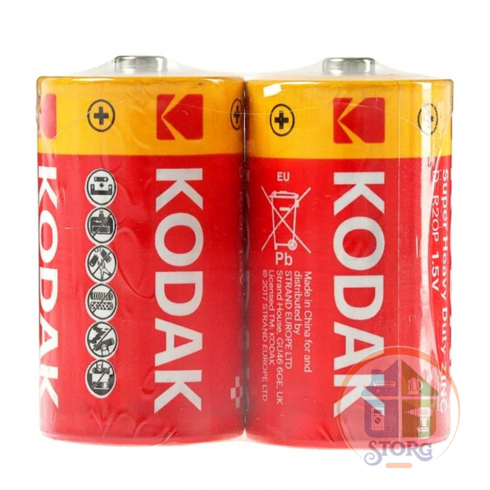 Элемент питания KODAK R14/2SH Super Heavy Duty