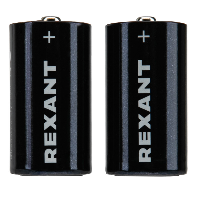 Элемент питания REXANT С/LR14/2BL, 1,5В, алкалиновая
