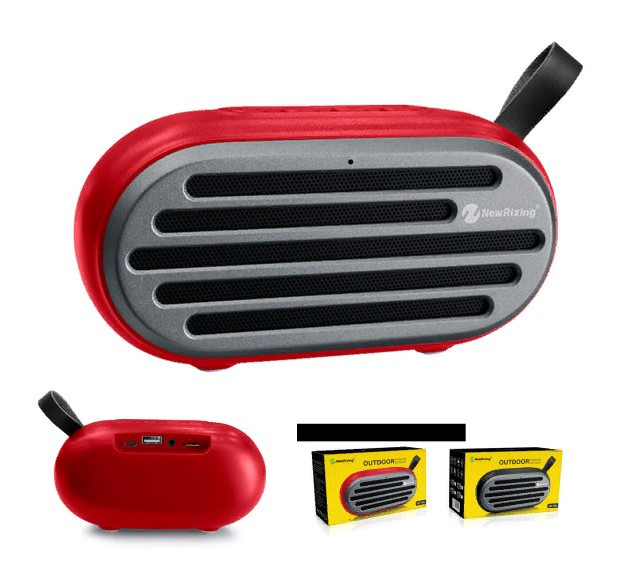 Портативная bluetooth колонка New Rixing NR105 (Red)