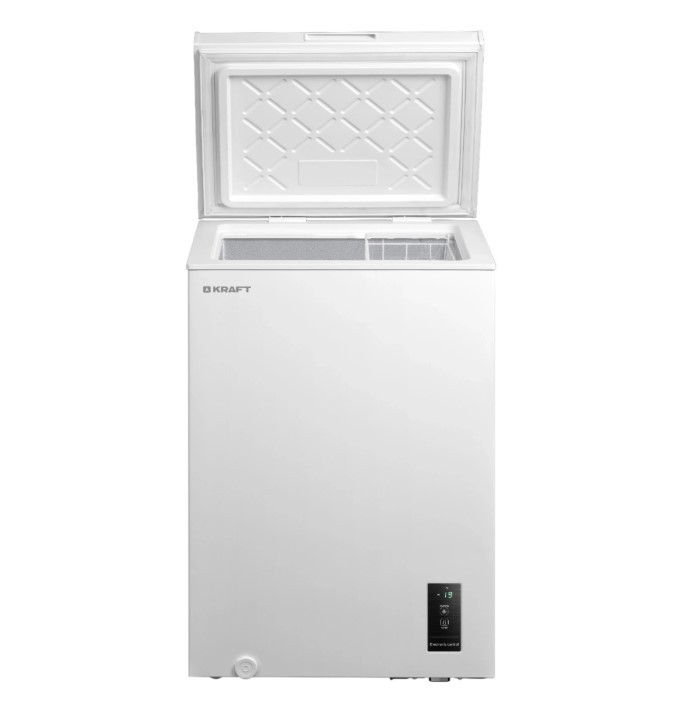 Морозильный ларь Kraft BD (W)-102BL 100л, инверторный, 4,5 кг/сутки, 223 кВт·ч/год, 54,7х85х44,6см