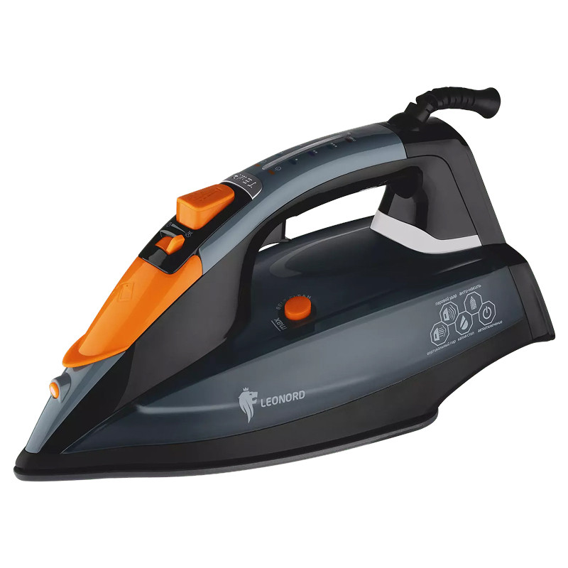 Утюг LEONORD LE-1803 Черный/оранжевый; 2400Вт; 24 мес.гар.