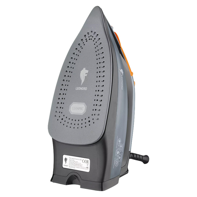Утюг LEONORD LE-1803 Черный/оранжевый; 2400Вт; 24 мес.гар.
