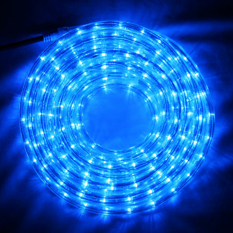 Гирлянда светодиодная Шланг-Змея уличная дюралайт Led  10м (синяя)