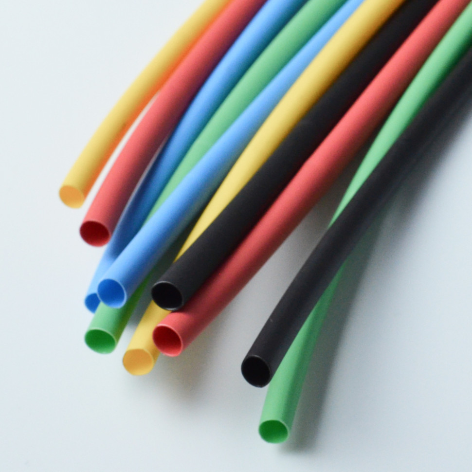 Трубка термоусадочная с клеевым слоем SPARTUM (коэфф. усадки=3:1) O4.8мм, 1000мм Цветные (уп.10шт)