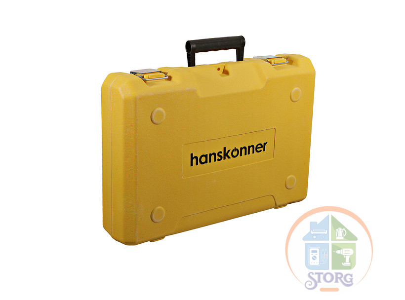 Перфоратор Hanskonner HRH0928DR, 980т, 28мм , 3.8Дж, 0-4500уд/мин, ВЕРТИКАЛ, 4м кабель, кейс