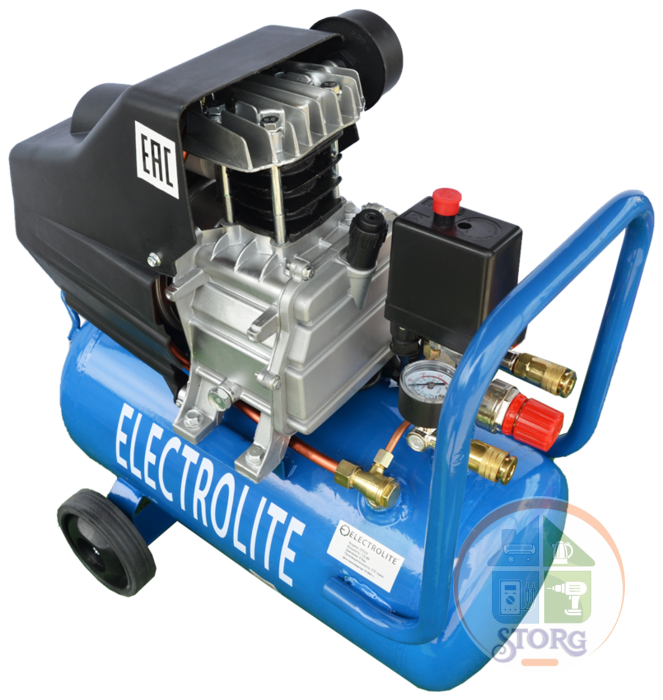 Компрессор масляный ELECTROLITE 270/24, 24 л, 1.8 кВт