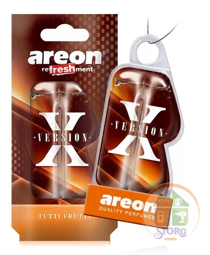 Ароматизаторы для автомобиля AREON "REFRESHMENT LIQUID X-Ver: Tutti Frutti