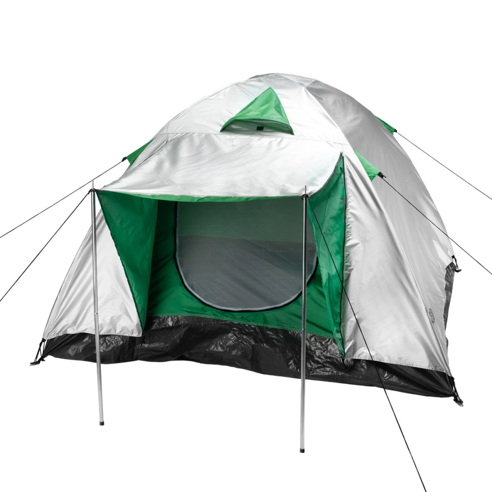 Палатка двухслойная трехместная Palisad Camping 210x210x130 см