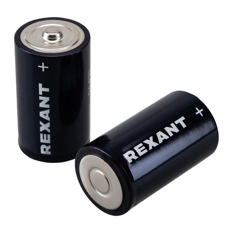 Элемент питания REXANT D/LR20/2BL, 1,5В, алкалиновая