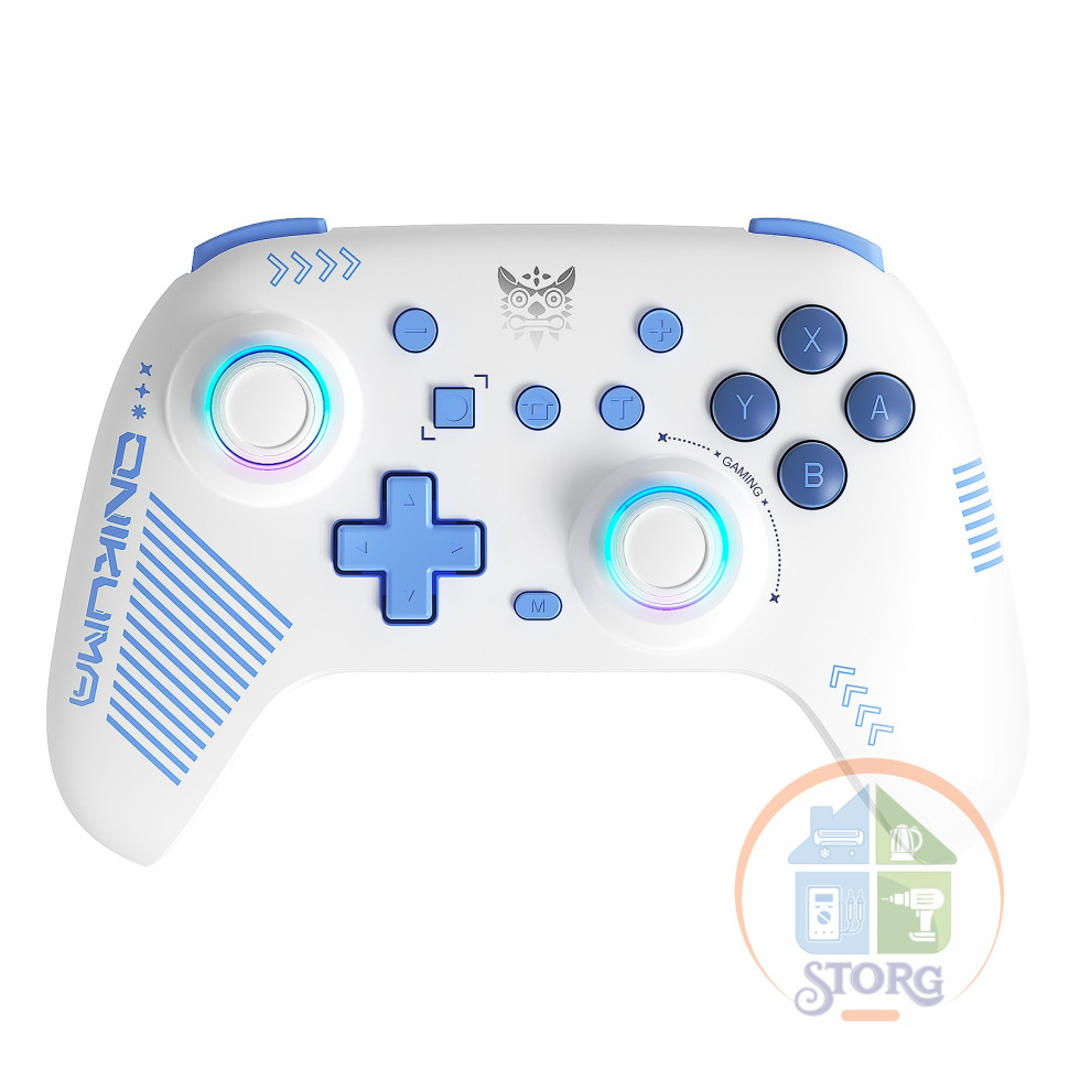Геймпад беспроводной игровой ONIKUMA C1 White , PC/PS/XBOX , RGB, TYPE-C, акб.до 8 часов