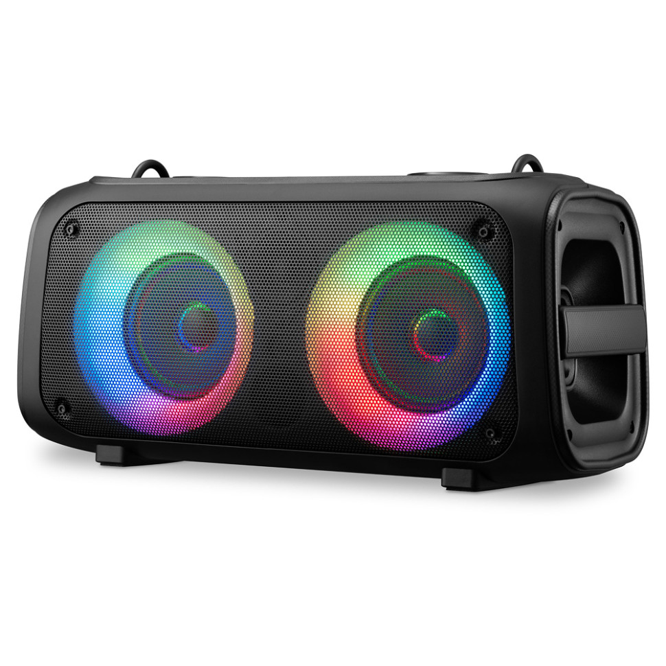 Портативная Bluetooth колонка Hyundai H-PS1030, Черный, 40Вт, 2.0BT, 10м, 3600mAh