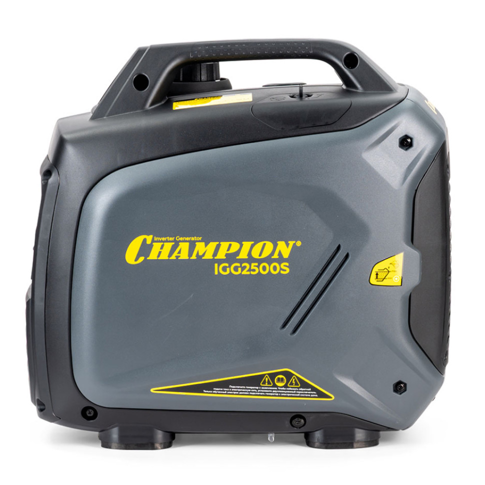 Генератор бензиновый инверторный CHAMPION IGG2500S (2.5/2.8кВт, 230В, 4-такт, ручной, мед.обмотка) Генератор бензиновый инверторный CHAMPION IGG2500S (2.5/2.8кВт, 230В, 4-такт, ручной, мед.обмотка)